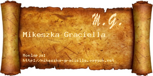 Mikeszka Graciella névjegykártya