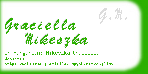 graciella mikeszka business card